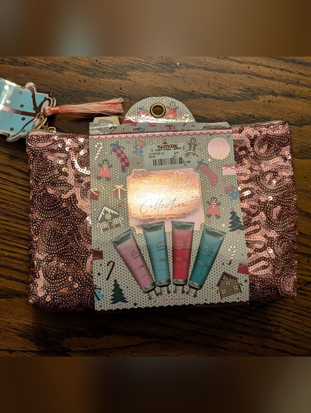Sparkle Sequin Cosmetic Pouch - Pink